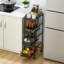 Étagère de rangement 4 niveaux H 33,4 po x l 9,4 po x P 14,1 po