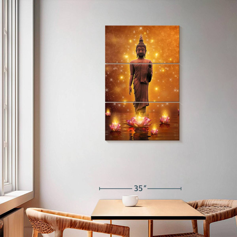 Adella Buddha Lotus, 38" H x 24" W