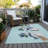 Machine Washable Indoor/Outdoor Christmas Snowman Xhevrie Sky Rug-1212481621