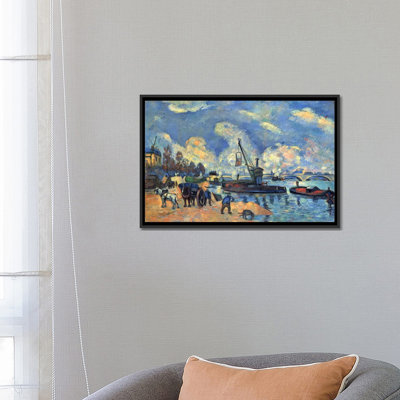 " Seine At Bercy " by Paul Cezanne Oil
