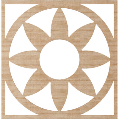 Médaillon de plafond en bois Blume