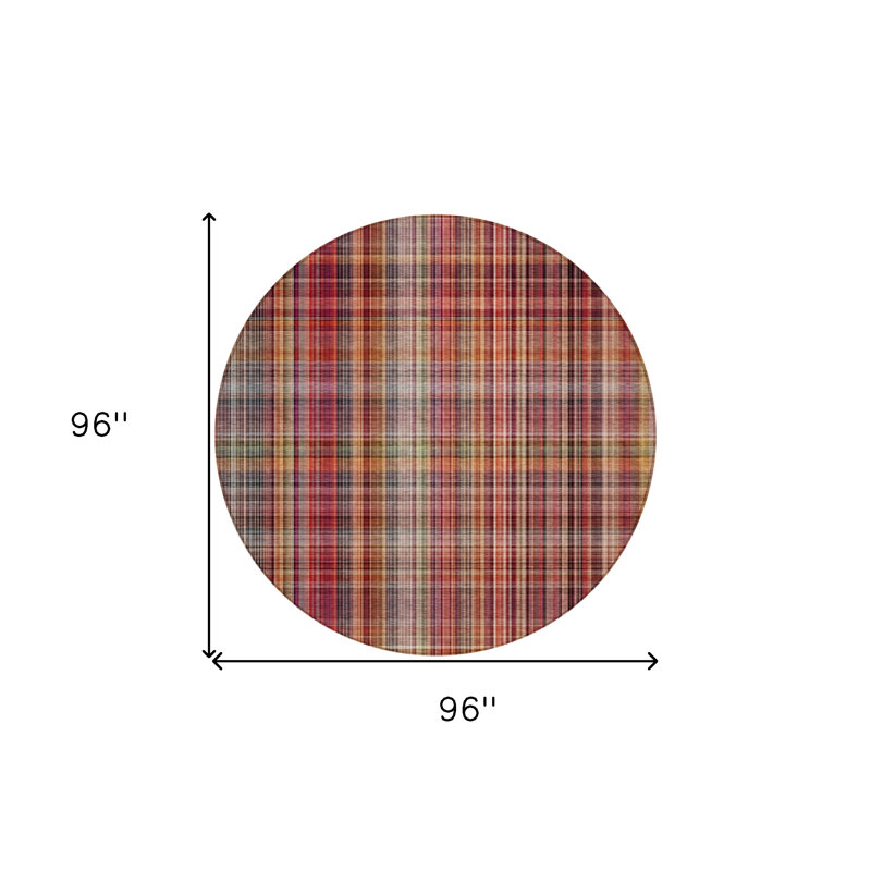 Tapis d'intérieur rond 8 po rond