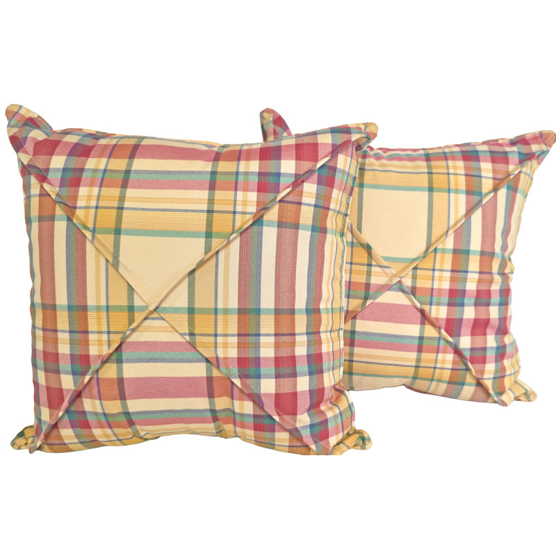 RLF Home Lot de 2 coussins décoratifs Syon Park à motifs croisés