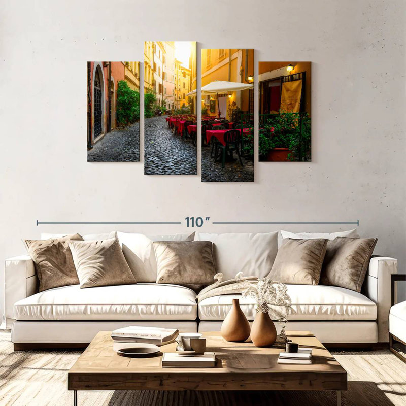 Bistro Sireci Trastevere, H 48 po x l 75 po