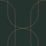Geometric Metallic Wallpaper Double Roll