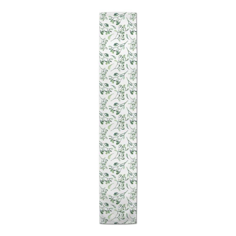 Chemin de table gui aquarelle Yorba, L 72 po x l 16 po