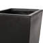 Jardinière d'extérieur en pierre coulée 13 po x 32,5 po, noir - Patio de qualité 32,5 po pour un choix élégant-131375265