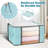 90 L Large Storage Bags, 8 Pack Clothes Storage Bins Foldable Closet Organizer Storage Containers With Durable Handle Storage And Organization, Blanket, Comforters, Bed Sheets, Pillows And Toys (Blue)-121788932