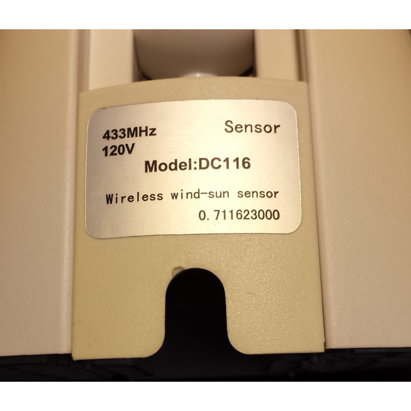 ALEKO White Wind and Sun Sensor for Motorized Awnings