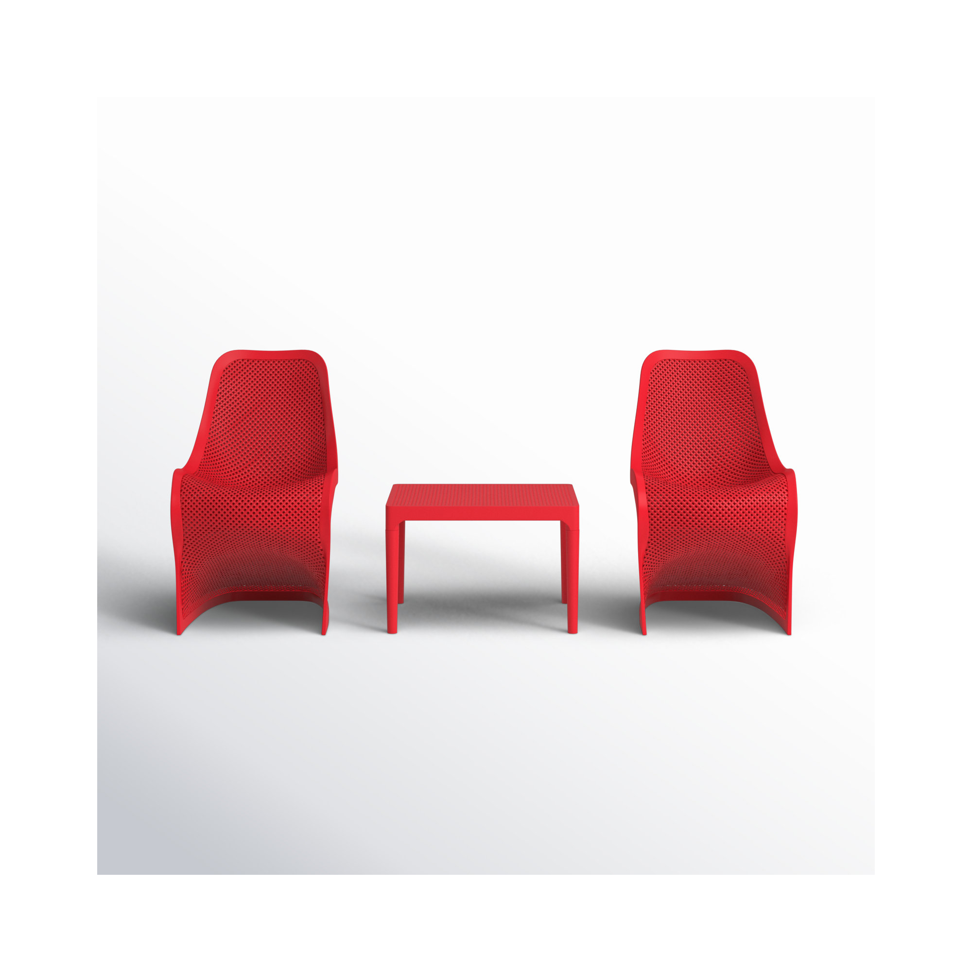 Nassau 2 Person Seating Set, Red