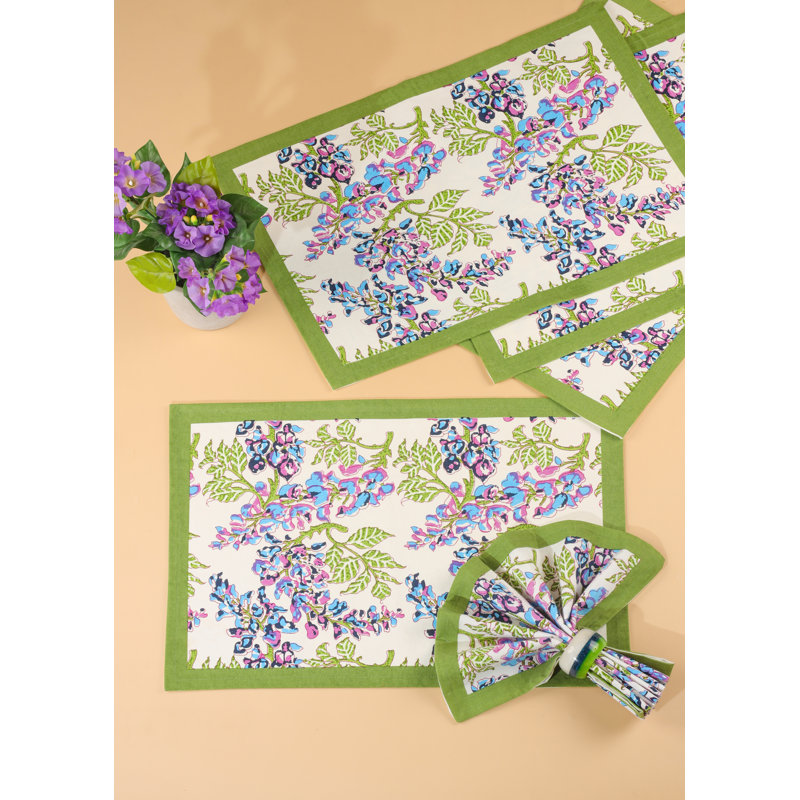 Napperons en coton Bluebell Symphony