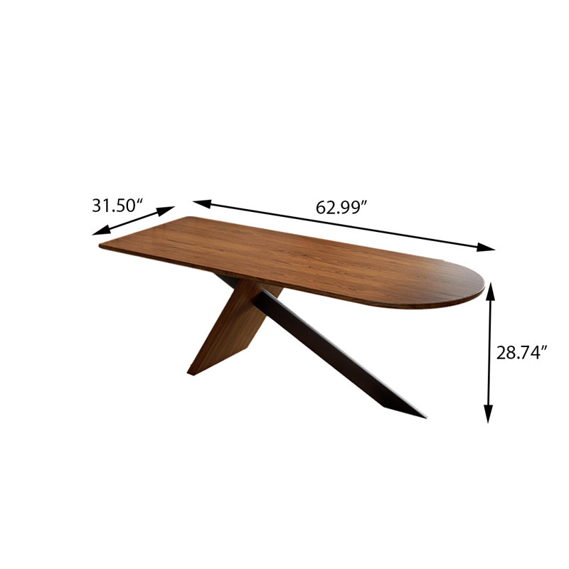 Table de salle à manger 62,99 po, 29.53" H x 62.99" W x 31.5" D