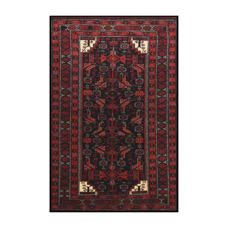Tapis rouge à motif sud-ouest, Rectangle 8 pi x 12 pi