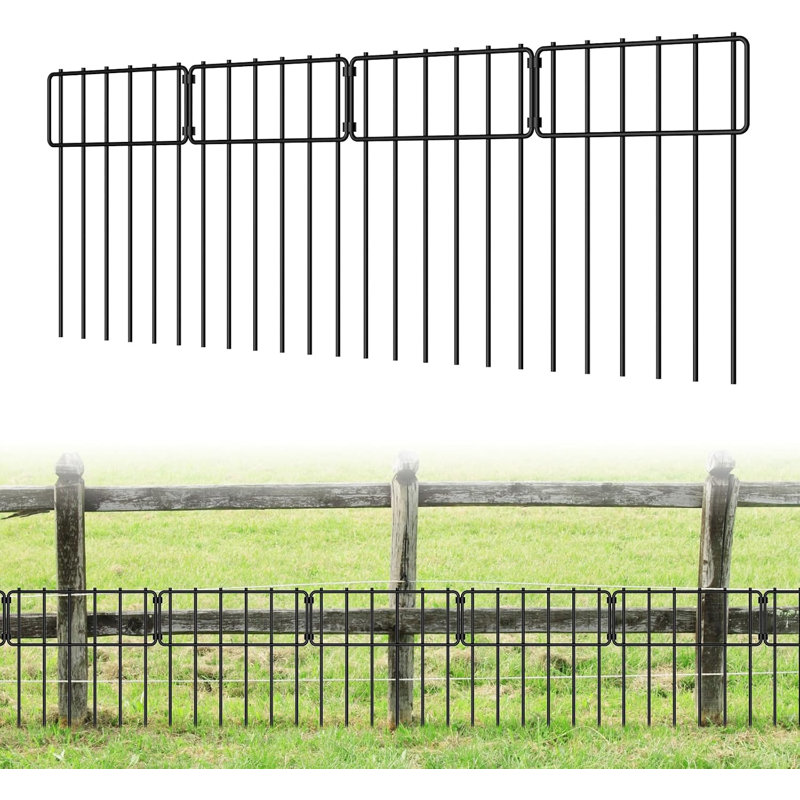 43cm H x 33cm W Metal Fence Panels Included