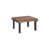 Antique Mahogany Top/Black Base