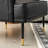 Mid-Century Modern Leatherette Armchair With Legs And Side Pocket-1511244585