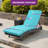 Outdoor Wicker Chaise Lounge-736532968