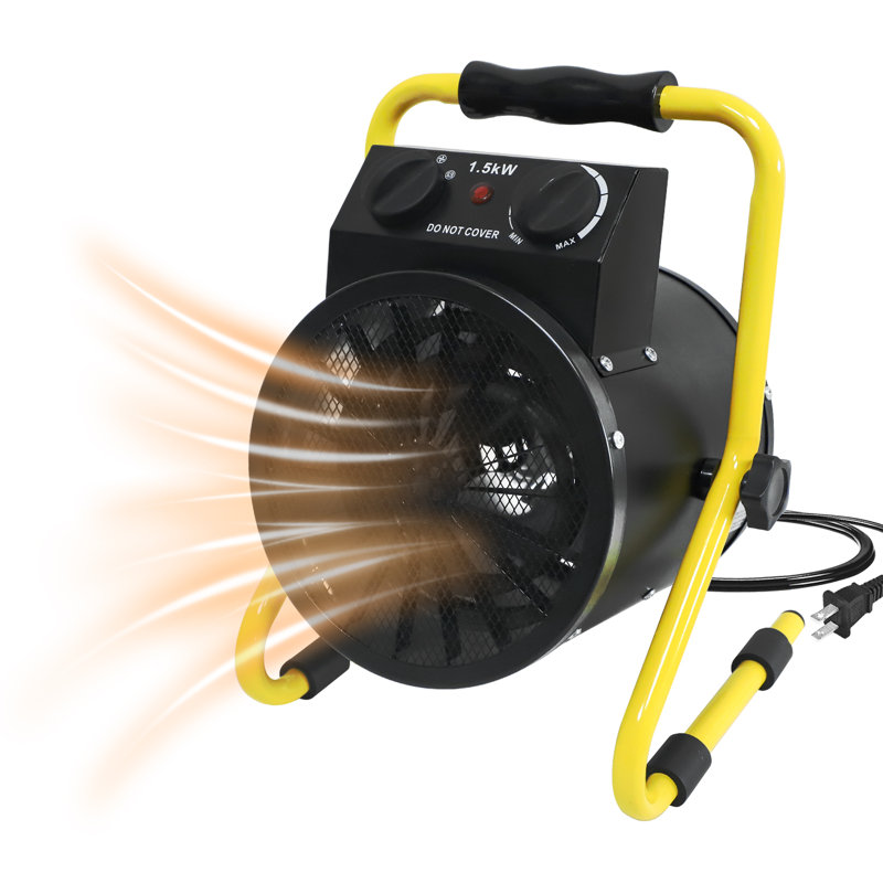 Greenhouse Heater, 1500W Electric Space Heater with Overheat Protection