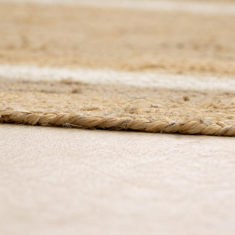 Tapis en jute tressé à la main, Rectangle 9 pi x 12 pi