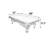 Art Frame Direct 100'' L Pool Table