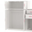 Lit plateforme simple en bois avec bibliothèque et garde-robe mobile-203642492