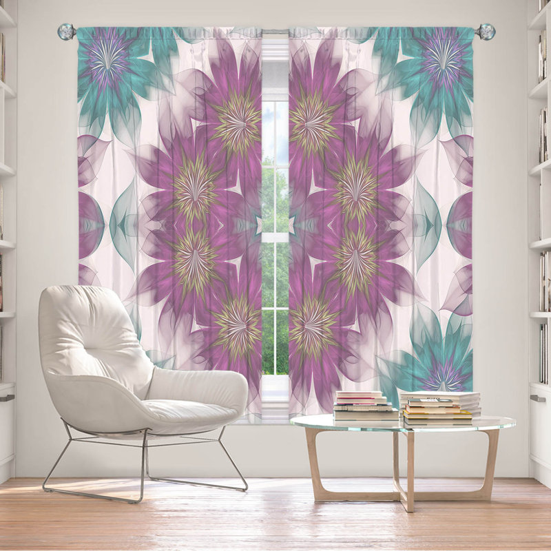 Paire de rideaux obscurcissant en polyester Zoticus, L 40 po x L 82 po