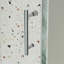 Porte de douche pivotante 1/4 po en verre trempé, l 56 à 60 po x H 71 po, configuration réversible, fermeture magnétique, résistance au design étanche-118281512