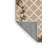 Machine Washable Ortmund Ivy Traditional Trellis Rug in Gray – Beige Binding-735241700