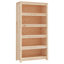 Shinn 154cm H Solid Wood Standard Bookcase-246948115-246948125