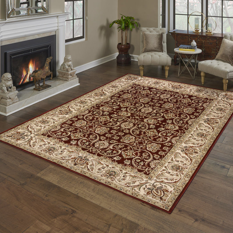 Tapis rouge Majestic Griesemer, Rectangle 7 pi 10 po x 10 pi