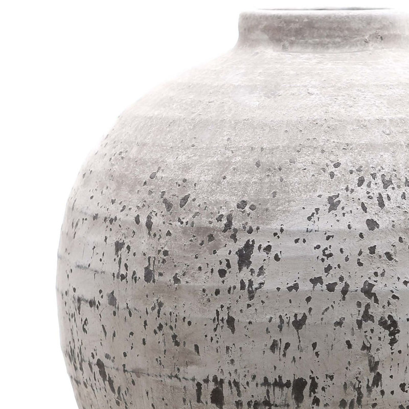 Catheline Handmade Ceramic Table Vase, Stone