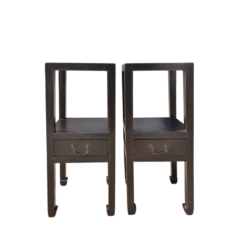 1 - Drawer Solid Wood Nightstand