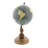 Minturn Plastic Educational/Geographic Earth Brown Globe with Wood Base