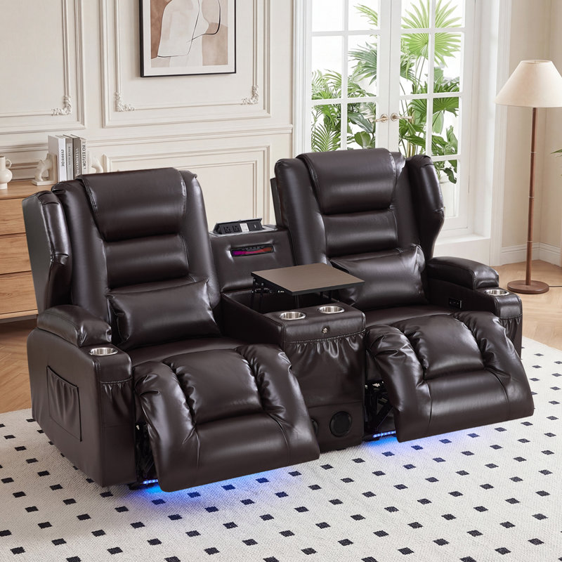 Causeuse inclinable électrique Zero Wall, Brown