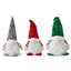 3-Pack Battery-Powered Tabletop Lighting Christmas Gnome Decorations