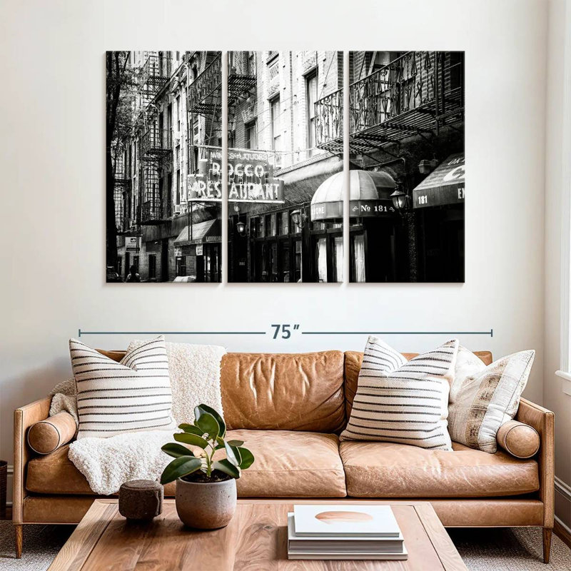 Façades de bâtiments Sirci NYC I, H 20 po x l 33 po