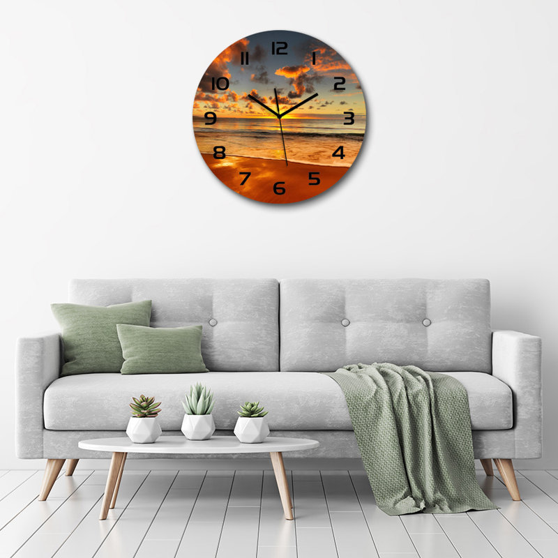 Jonmark Glass Wall Clock