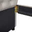 Lit de jour simple tapissier avec tiroirs, support en lattes de bois, beige