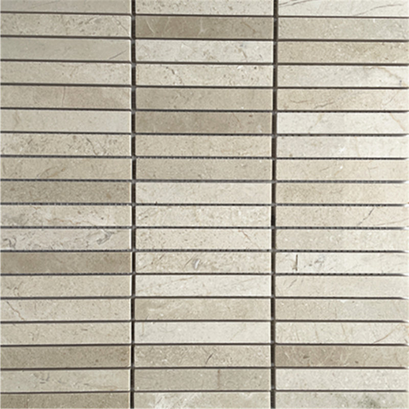 12" x 12" Marble Mosaic Sheet Subway Wall & Floor Tile