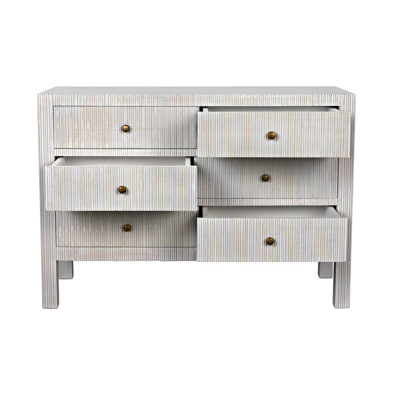 Commode 6 tiroirs l 47,5 po