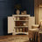 Modern Waterproof Corner Storage Cabinet, Sturdy MDF Triangle Floor Cabinet With Doors For Bathroom & Kitchen-2015901567