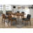 Carson Carrington Natural Walnut Extension Leaf Dining Table