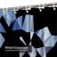 Rideau de douche triangulaire bleu clair avec 12 crochets-1452006584