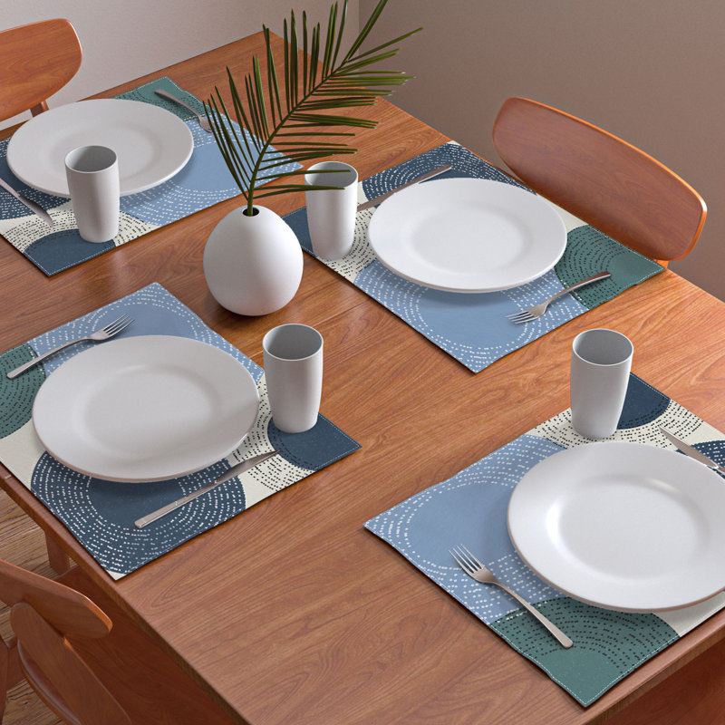 Miyana Cotton Abstract Rectangle Placemat