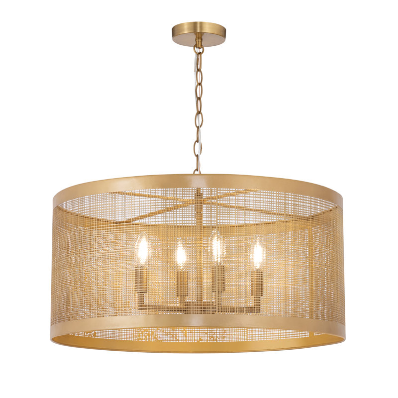 Sanger - Luminaire suspendu simple, Doré