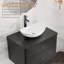 Meuble-lavabo mural simple 30 po avec lavabo vasque, robinet-535034430-535034431