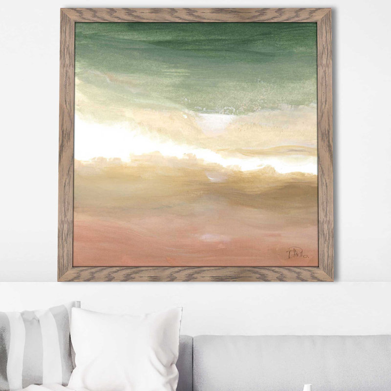 «Mist (Square)» par Patricia Pinto, reproduction, Cadre taupe délavé, H 31,5 po x l 31,5 po x P 1 po