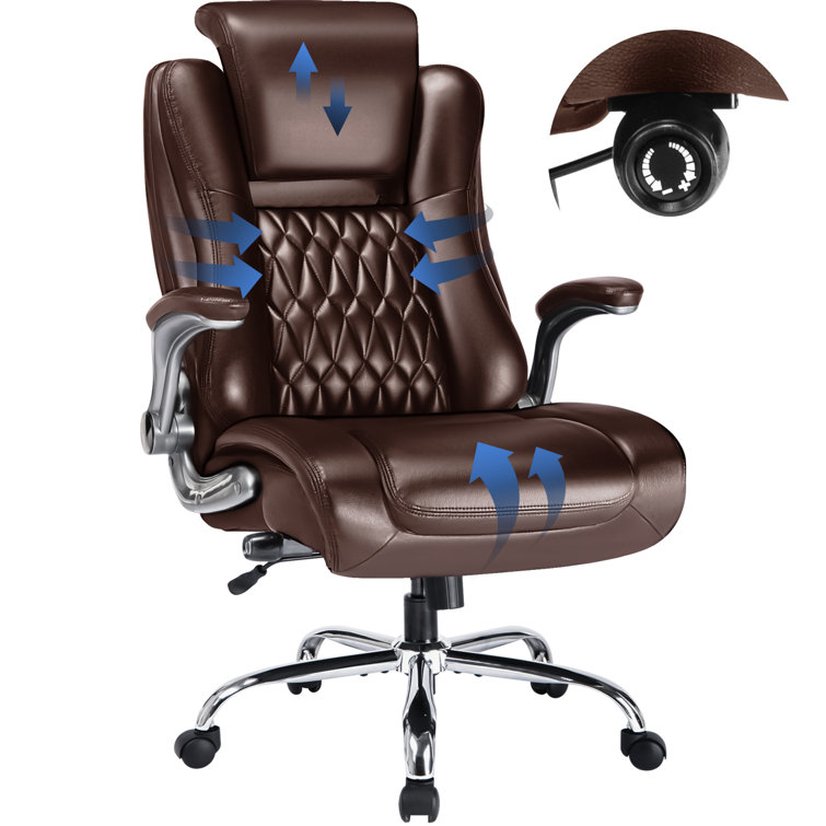 https://assets.wfcdn.com/im/78850998/resize-h755-w755%5Ecompr-r85/2557/255749935/Mykail+Executive+Office+Chair+with+Lifting+Headrest%2C+Adjustable+Flip-up+Armrests+Ergonomic+Desk+Chair.jpg