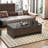 Rectangular tempered glass coffee table-106378498-106378502