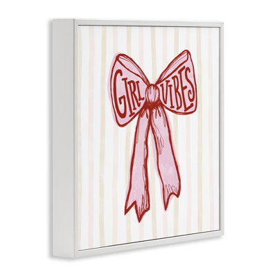 «Girl Vibes», giclée à arc rose, design par Connie Summers
